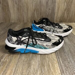 Under Armour Youth US Size 5.5Y Black White Blue Scramjet Shoes 3024744-100